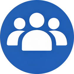 Group of people icon representing parliamentary committees.
